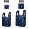 Wrapables JoliBag Collection Reusable Shopping Bag (Set of 2)